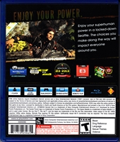 Sony PlayStation 4 inFamous Second Son Limited Edition Back CoverThumbnail